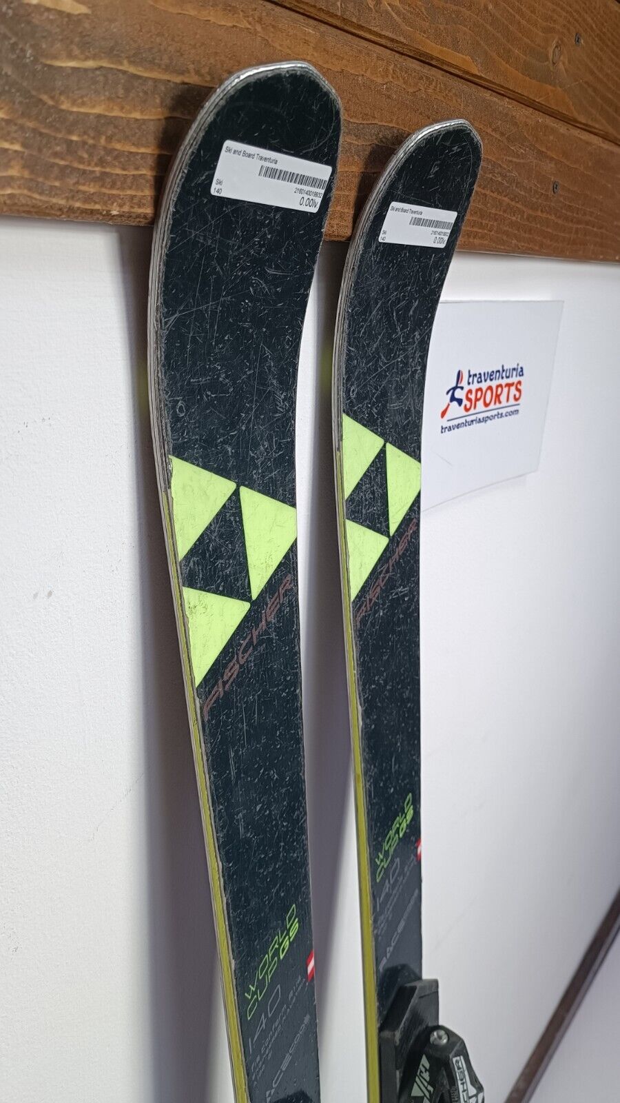 Fischer RC4 GS WC 140 cm Ski + Fischer 7.5 Bindings Winter Sports