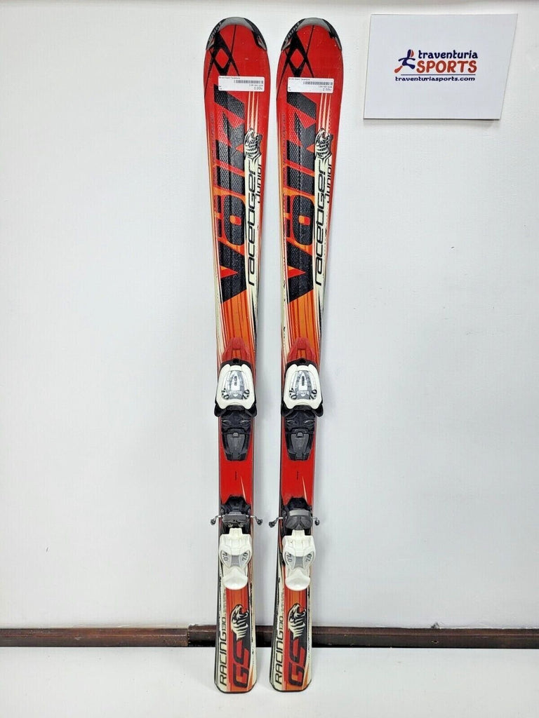 Völkl Racetiger GS R JR 130 cm Ski + Marker 7 Bindings Winter Sport Snow Fun