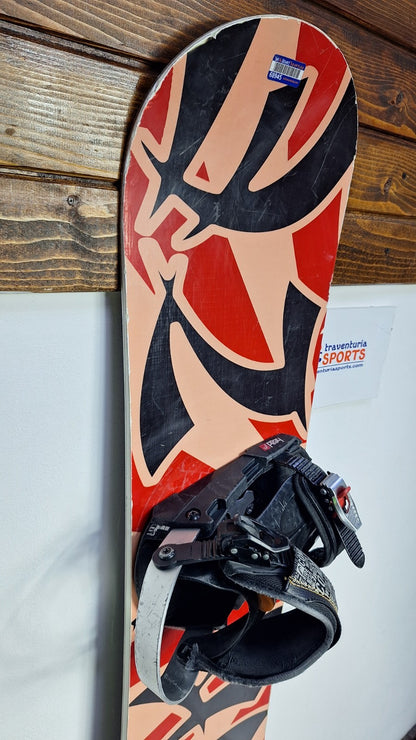 Heli Kamikaze 157 cm Snowboard + HEAD Rental L  Bindings Winter Snow Adventure