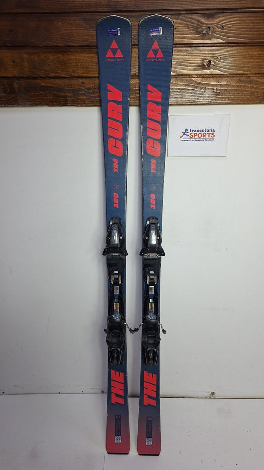 Fischer XTR The Curv  160 cm Ski + Fischer RS 10 Bindings Winter Sport  Snow