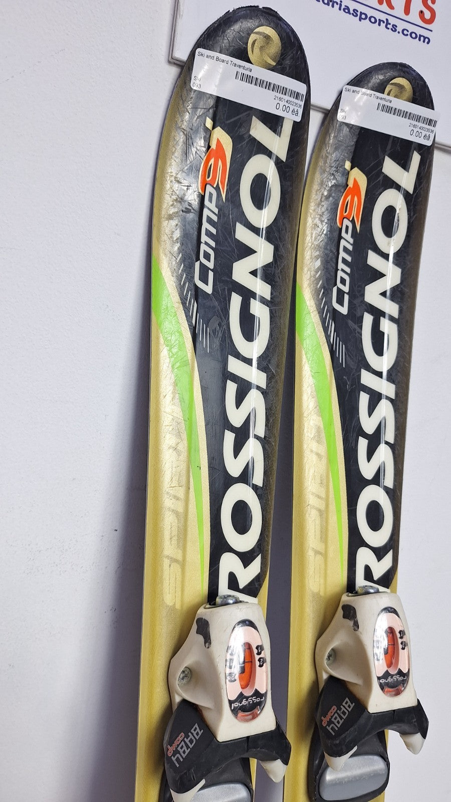 Rossignol Comp 9 93cm Ski + Rossignol 2.5 Bindings Winter Sport Fun