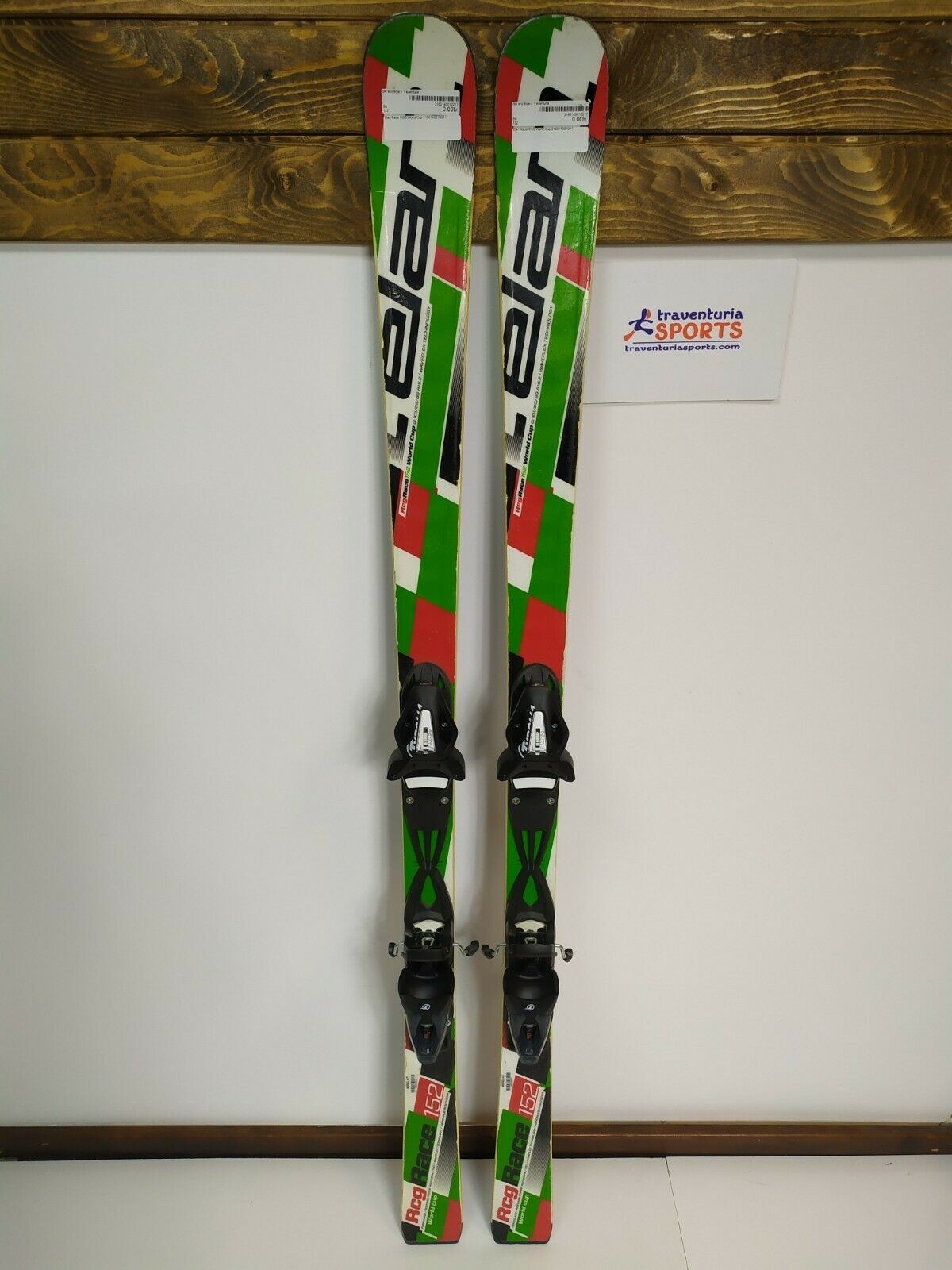 Elan Race RCG 152 cm Skis + BRAND NEW Tyrolia SX10 Bindings Winter