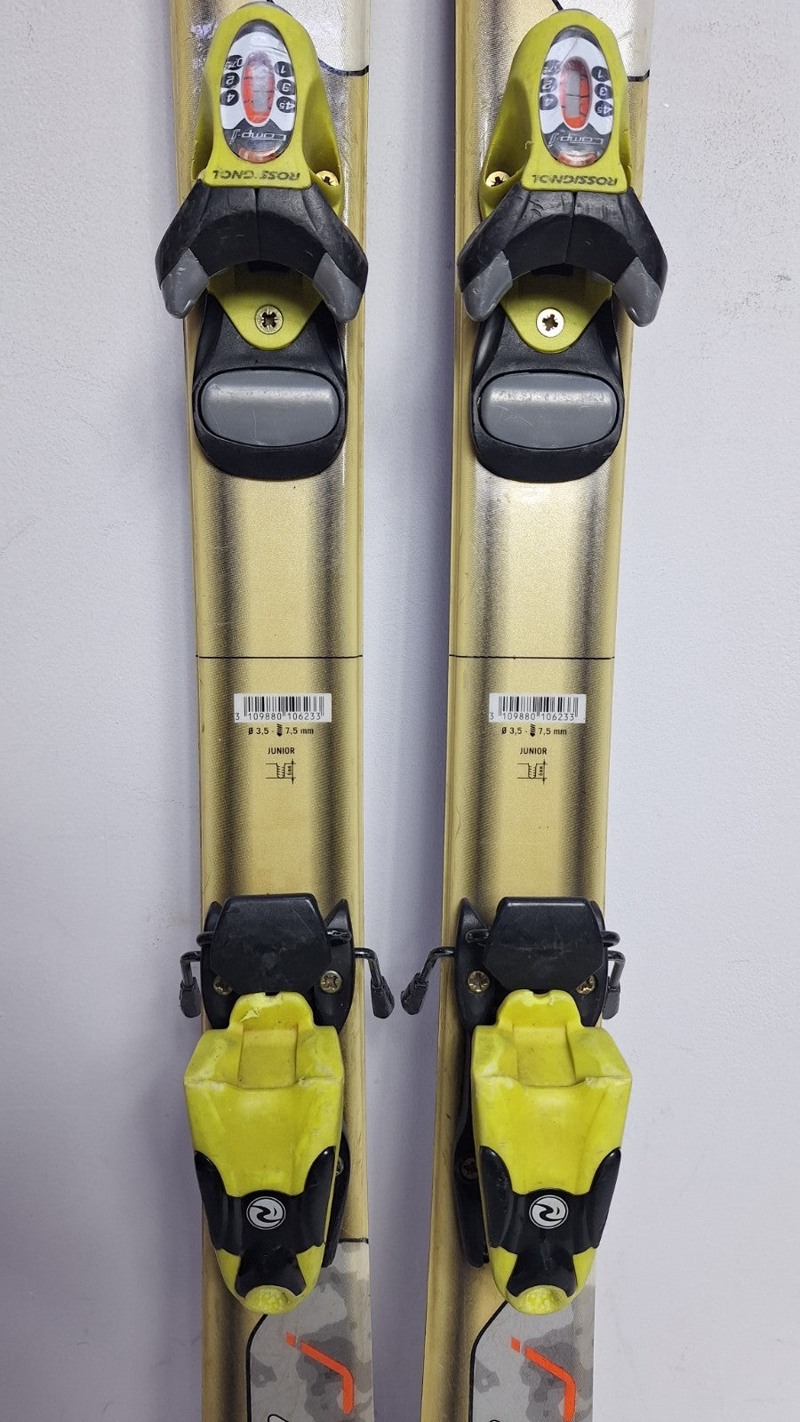 Rossignol Comp J 120cm Skis + Rossignol 4.5 Bindings Winter Fun Snow