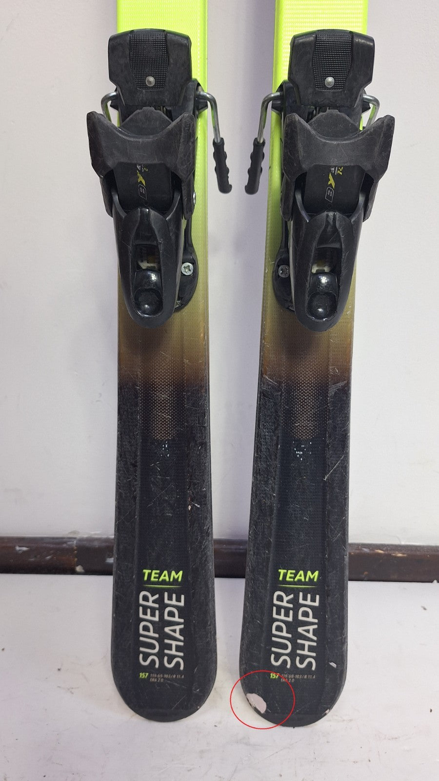 HEAD Supershape Team Easy JRS 157  Ski + Tyrolia BYS 10 Bindings Winter Sport