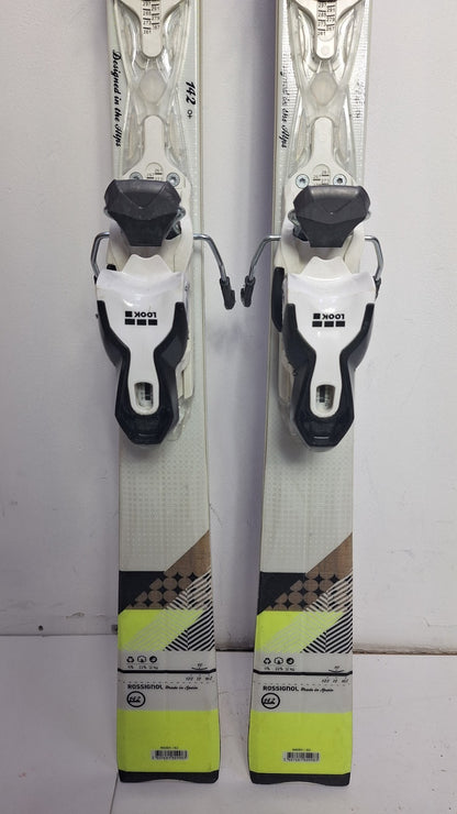 Rossignol Unique 4 142cm Skis + Look 10 Bindings Winter Fun Snow