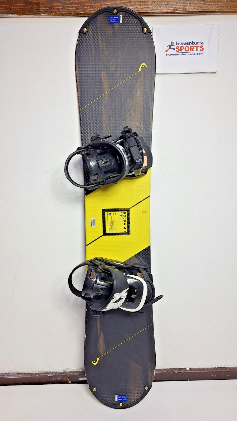 Snowboard HEAD Rocka 4D JR 135 cm + fixations VOLKL S neuves Sport d'hiver Amusement