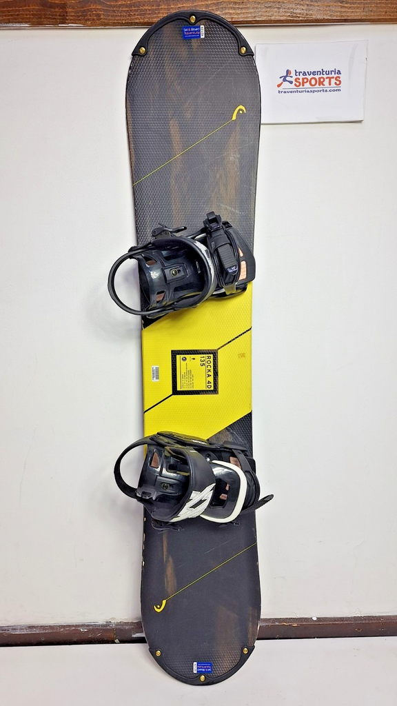 HEAD Rocka 4D JR 135 cm Snowboard + Brand New VOLKL S Bindings Winter Sport Fun