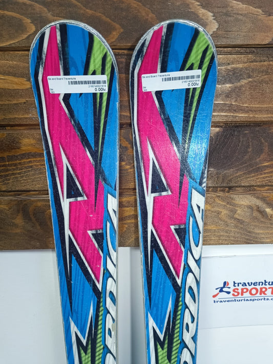 Nordica Dobermann J GS 163 cm Skis + Marker 10 Bindings Winter Fun Snow