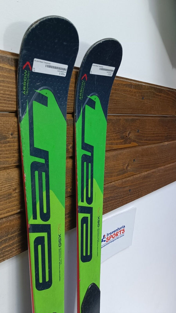 2018 Elan GSX Fusion 170cm Used Demo Skis w Bindings - Powder7