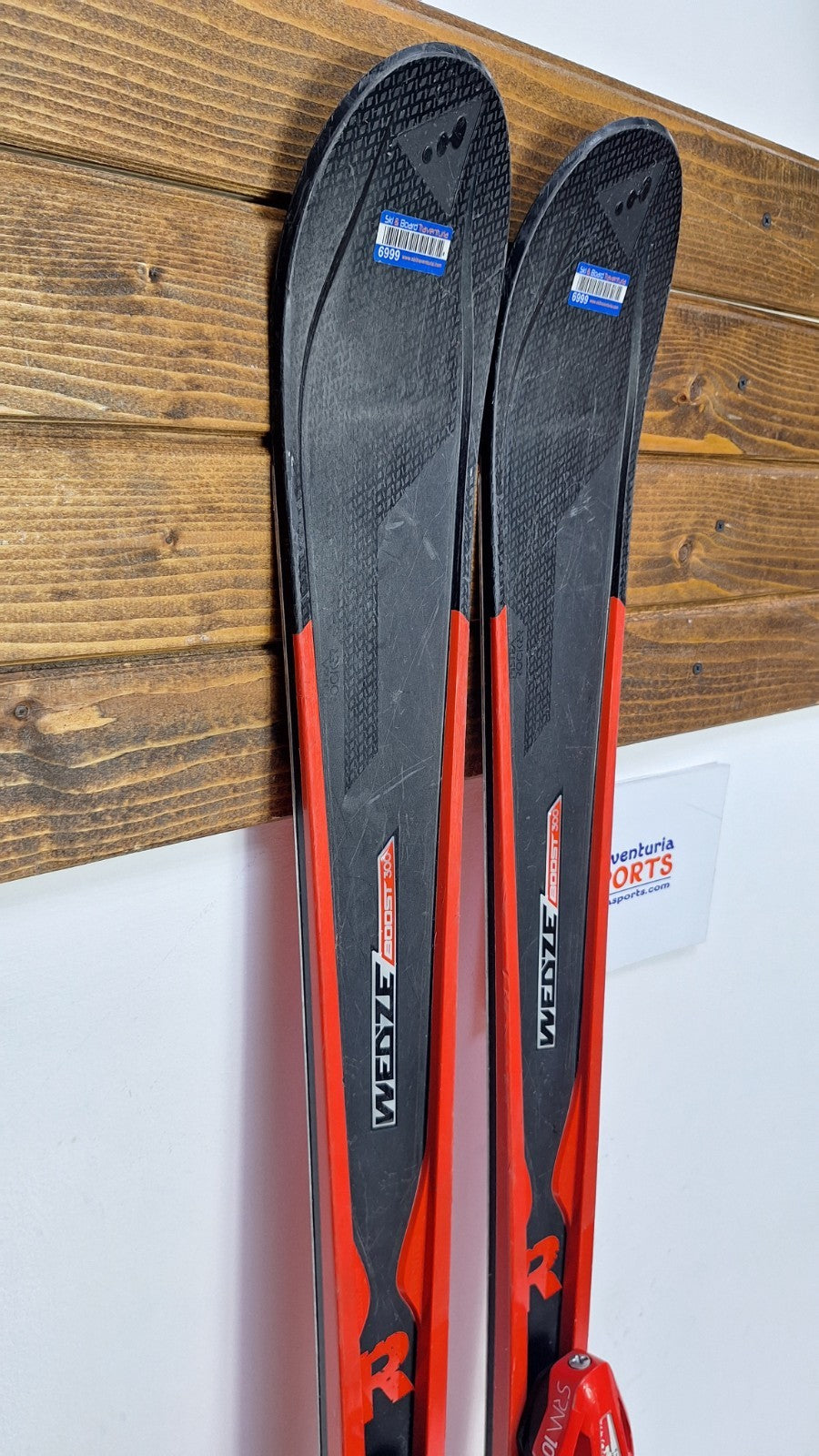 Ski Wedze Boost 300 arcHtec 163 cm + fixations Tyrolia SRM 10 Sport d’hiver sur neige