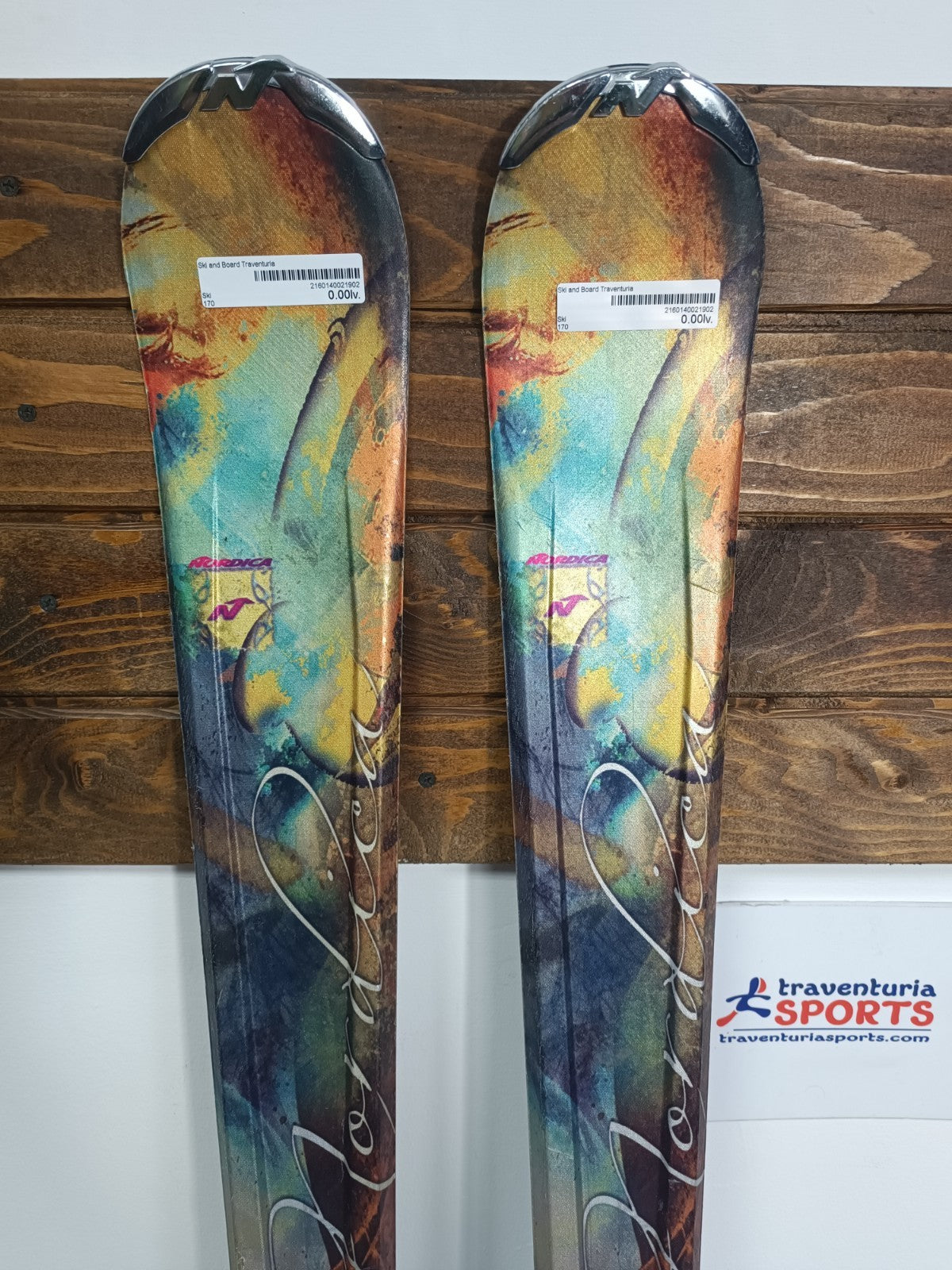 Nordica Fate 170 cm Ski + Marker 10 Bindings Winter Snow Sport Outdoor