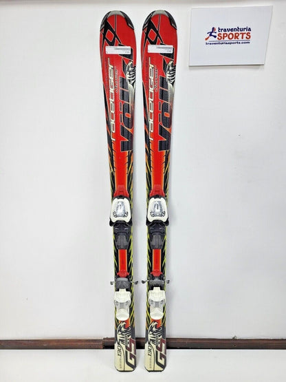 Völkl Racetiger GS R JR 130 cm Ski + Marker 7 Bindungen Wintersport Schneespaß
