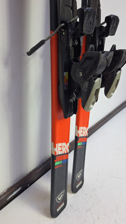 Ski Rossignol Hero J 150 cm + fixations Elan ESP 7.5 Plaisir hivernal Sports de neige
