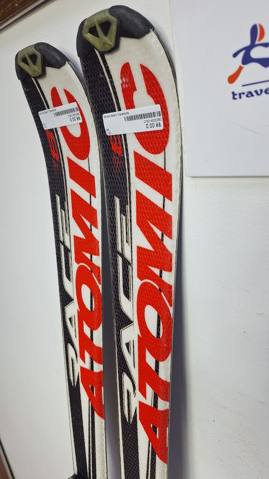 Atomic Pro Race 130 cm Ski + Tyrolia 4.5 Bindungen Wintersport Schnee