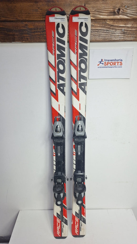 Atomic Pro Race 8 120 cm Skis + Salomon 4.5  Bindings Winter Sport Snow