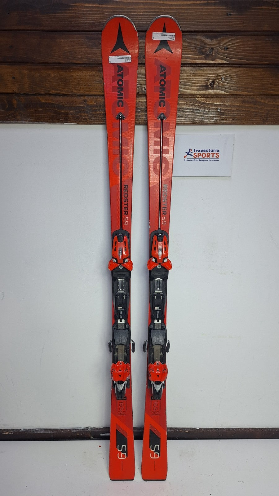 Atomic Redster S9 165 cm Skis + Atomic 14 Bindings Winter Fun Snow