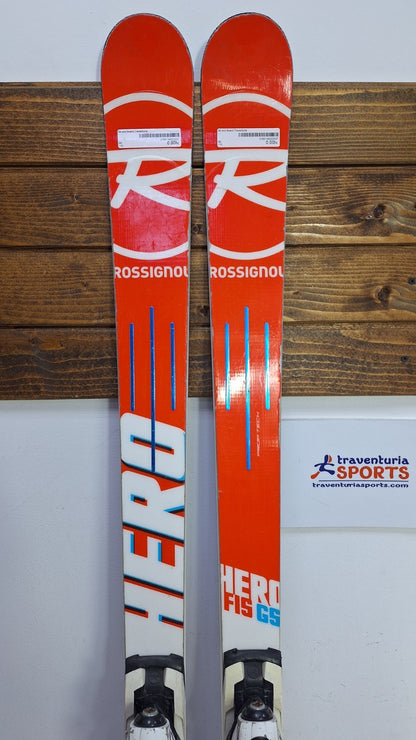 Rossignol Hero FIS GS  175 cm Ski + Rossignol 12 Bindings Winter Fun Snow