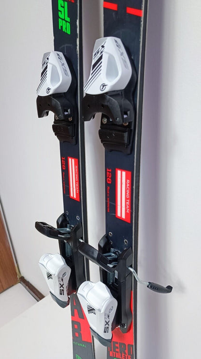 Rossignol Hero Athele SL 128 cm Ski + New Tyrolia SX 7. 5 Bindings Winter Fun