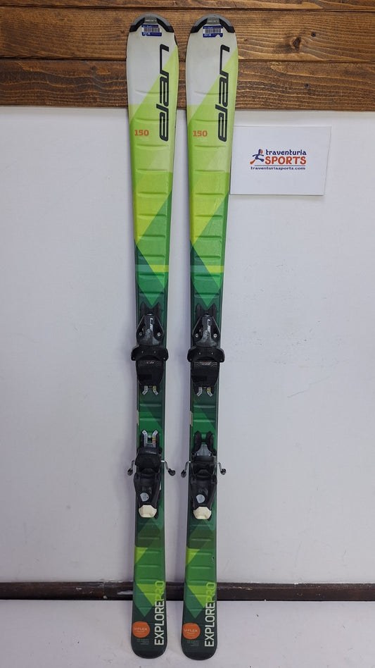 Elan Explore Pro QS 150  Ski + Elan 7.5 Bindings Winter Sport Fun Snow