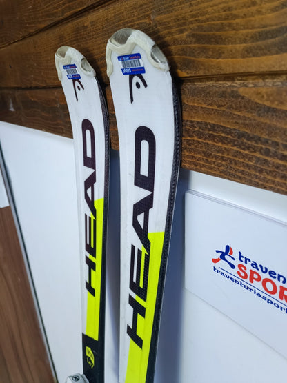 HEAD SupershapeTeam R  SLR 2 147cm  Ski + Tyrolia LRX 9 Bindings Winter Sport