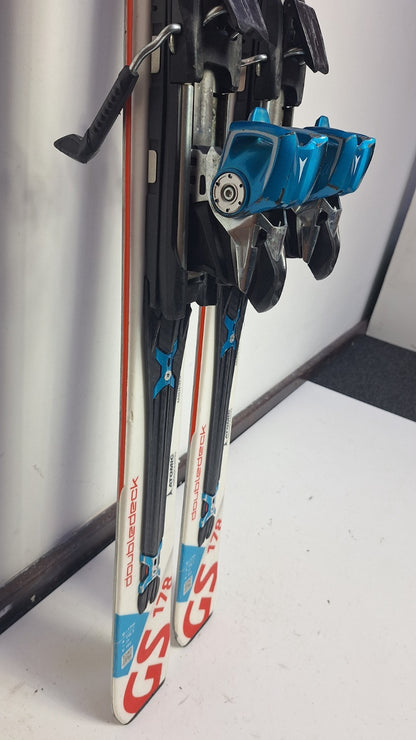 Atomic Redster Doubledeck GS 178 cm Skis + Atomic 12 Bindings Winter