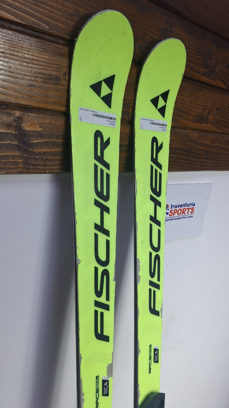 Fischer RC4 WC GS 158 cm Ski + Fischer RC9 Bindung Wintersport Schneespaß