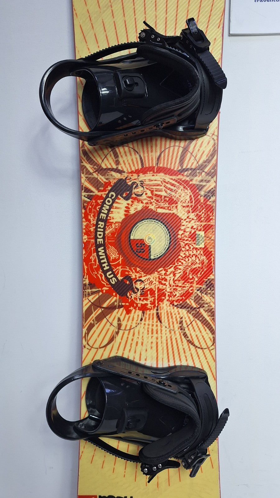HEAD Rocka 4D 159 cm Snowboard + Brand New Talerun M Bindings Winter Sport Fun