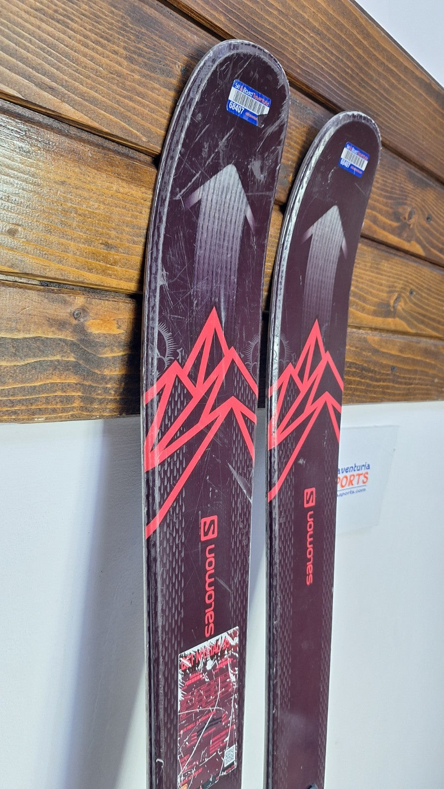 Salomon Myriad 85 161cm  Ski + Elan EL 10 Bindings Adventure Winter Sport
