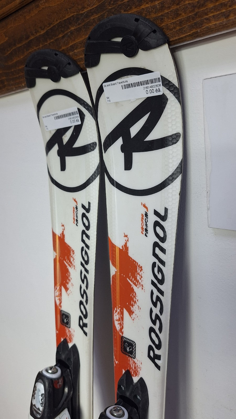 Rossignol Radical 110 cm Ski + Rossignol 4.5 Bindung Wintersport Schnee