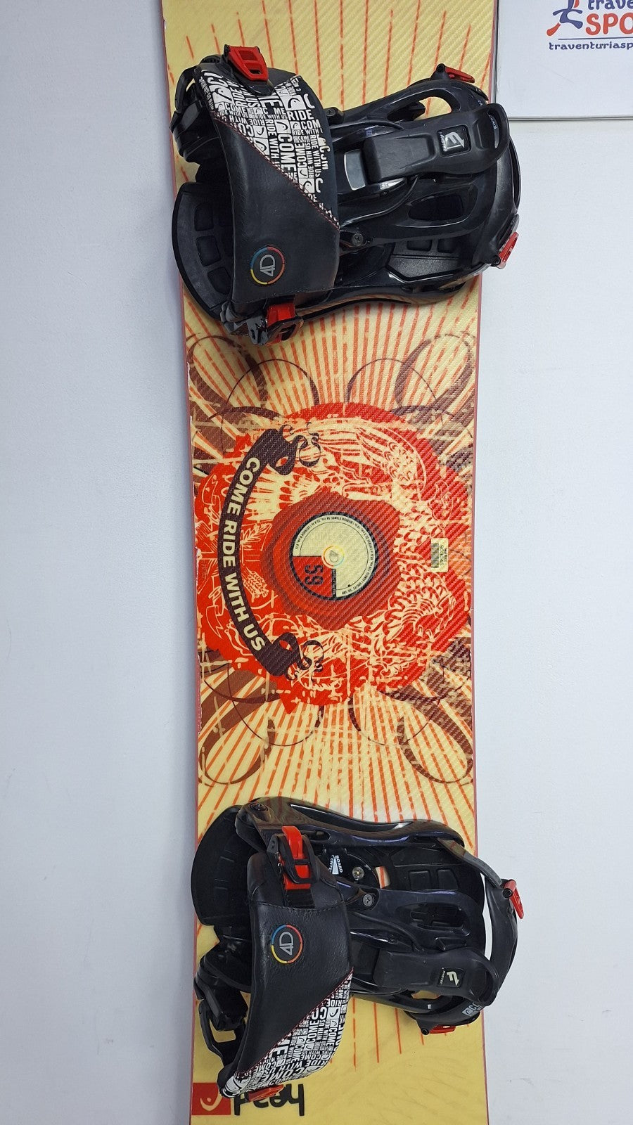Snowboard HEAD Rocka 4D 159 cm + fixations HEEAD M - plaisir des sports d’hiver