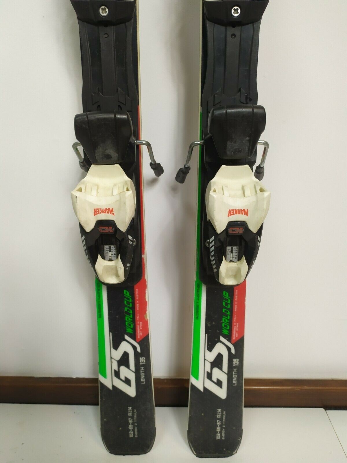 Nordica Dobermann GS WC JR 135 cm Ski + Marker 10 Bindungen Fun Winter Sport
