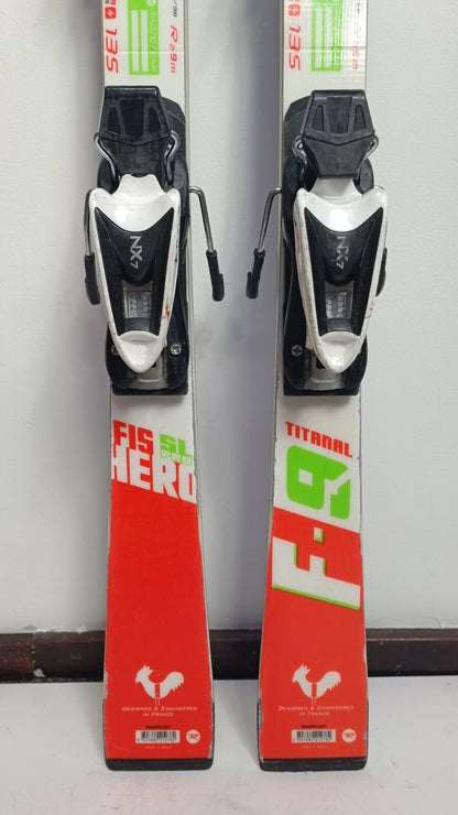 Rossignol Hero FIS SL Pro 135 cm Ski + Look 7 Bindungen Adventure