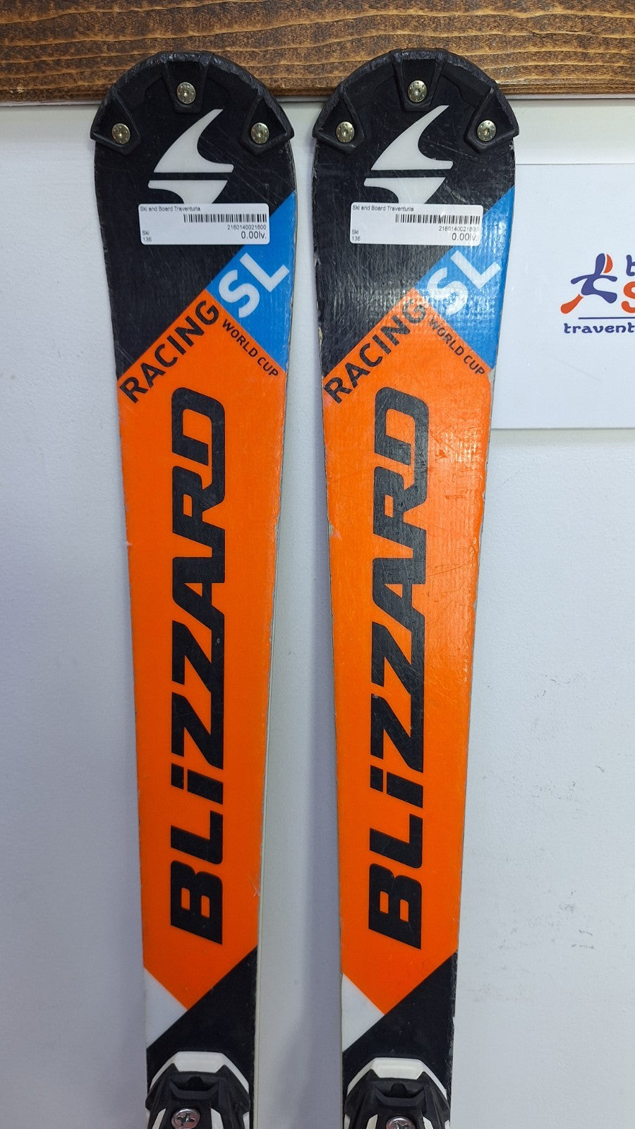 Sci Blizzard Racing WC SL 136 cm + attacchi Marker 10 Winter Fun Sport Snow