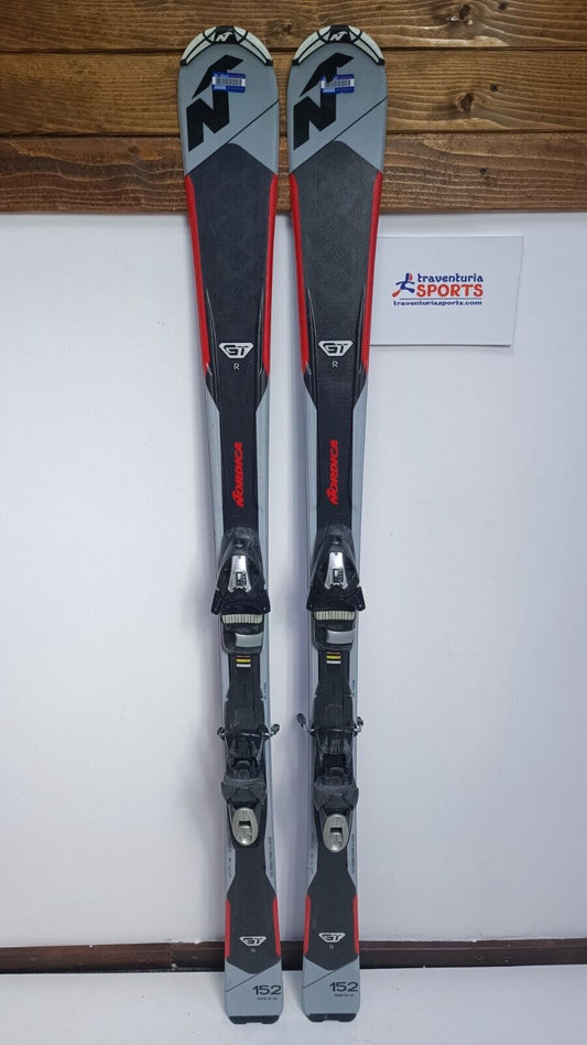 Nordica GT EVO 152cm Ski + Elan 7.5  Bindings Winter Fun Snow Sport
