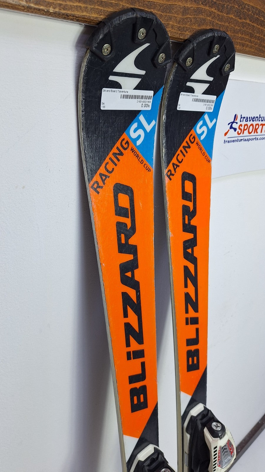 Sci Blizzard Racing WC SL 136 cm + attacchi Marker 10 Winter Fun Sport Snow