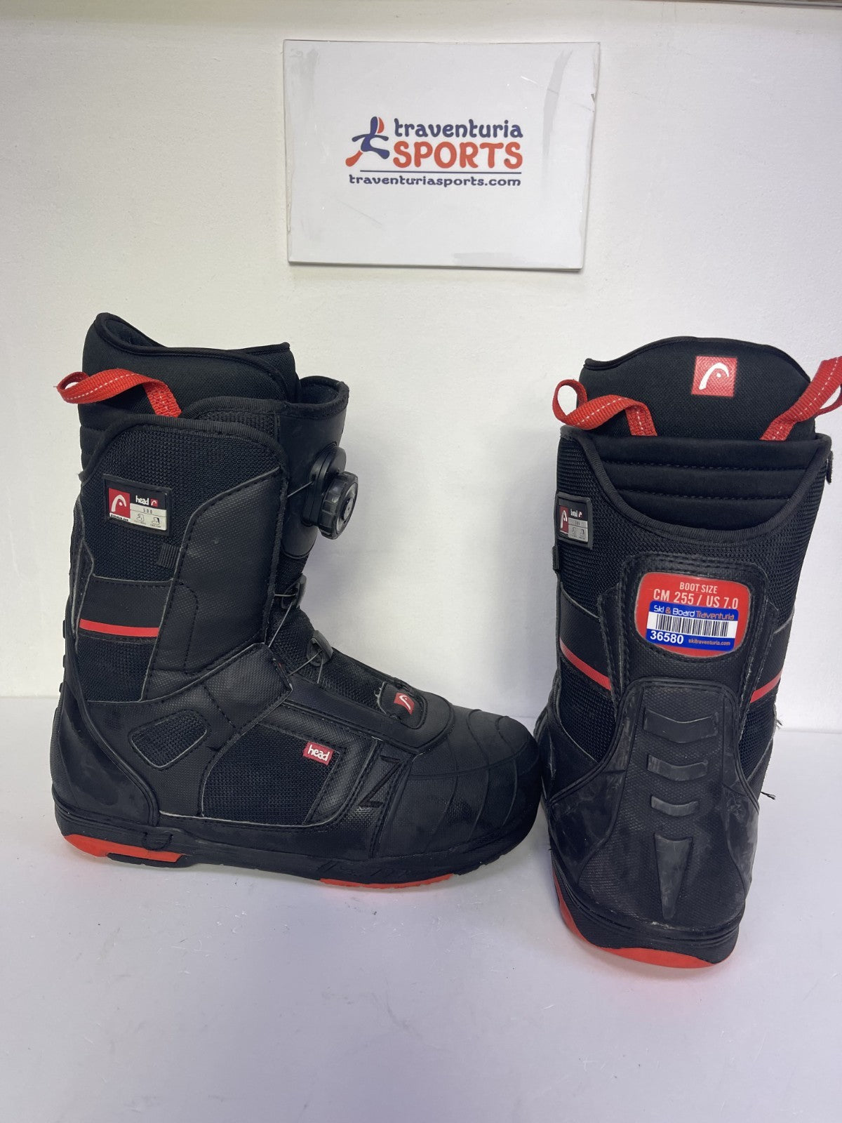 Bottes de snowboard HEAD 500 4D BOA (EU 39 2/3 ; UK 6 1/4 ; Mondo 255) Hiver
