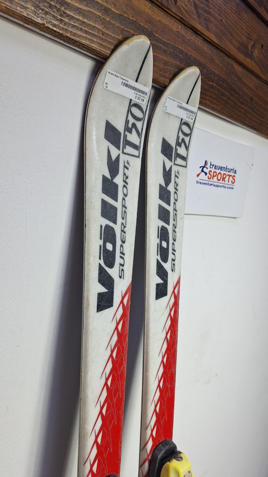 Volkl T50 J 138cm Ski + Tyrolia 7 Bindings Winter Sport Fun