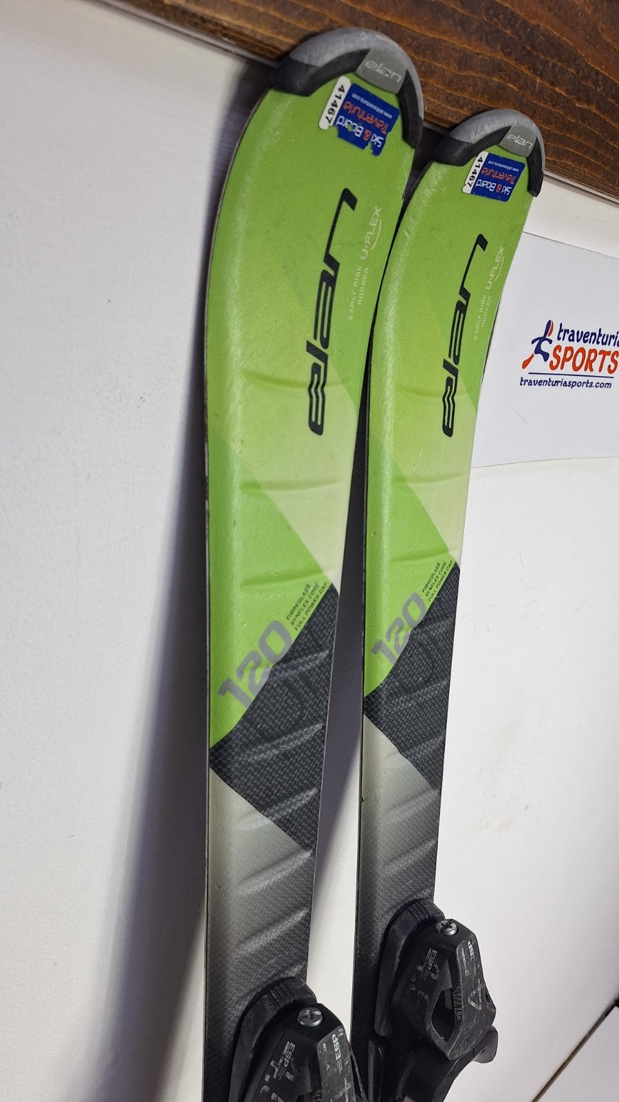 Elan Explore Pro 120 cm  Ski + Elan ESP 4.5 Bindings Adventure Winter Sport Snow