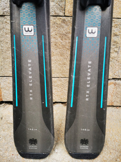 Blizzard RTX Elevate 146 cm Ski + Marker TLT 10 Bindings Winter Snow Sport Fun