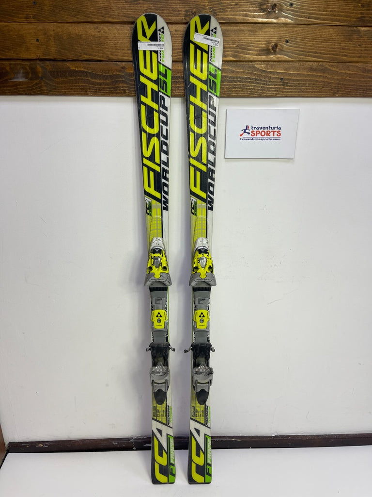 Fischer RC4 Weltcup SL 153 cm Ski + Fischer 13 Bindungen Wintersport