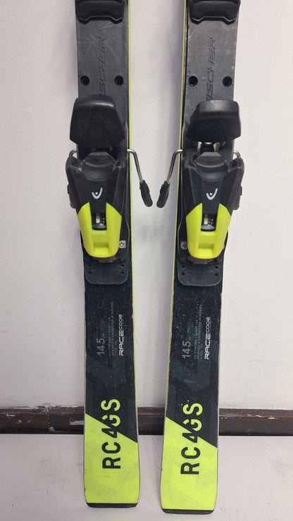 Fischer RC4 GS 145cm Ski + HEAD 9 Bindings Fun Snow Winter Sport