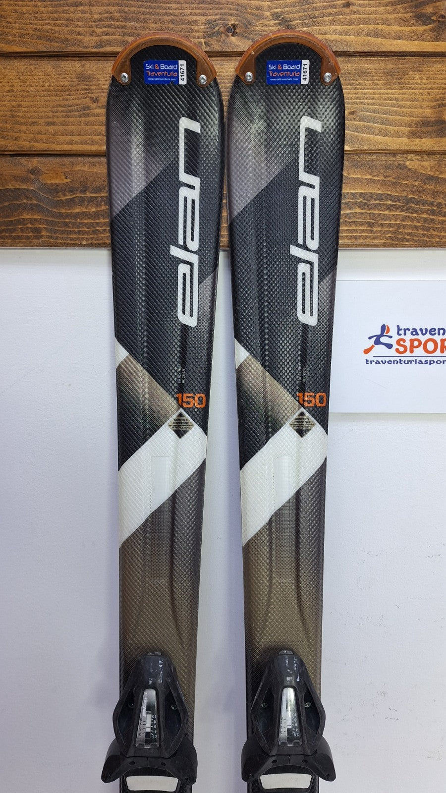 Elan Explore 72 150 cm Ski + Elan ESR 10 Bindungen Winter Schneesport