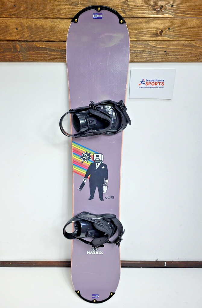 Matrix Void 157 cm Snowboard + NEW Talerun Size M Bindings Winter Adventure