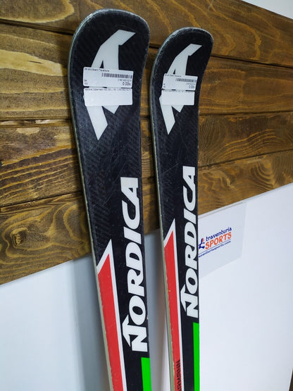 Nordica Dobermann WC SL J 163cm Ski + NEW Tyrolia 10 Bindings Winter Adventure