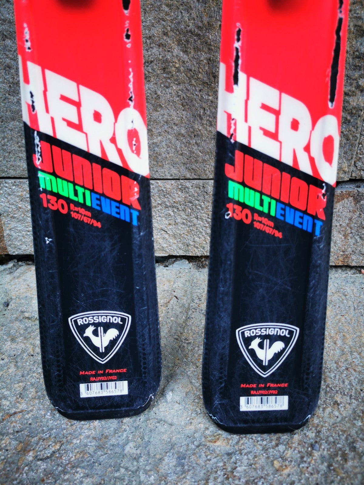 Rossignol HERO J MultiEvent  130cm  Ski + Tyrolia SP 7.5 Bindings  Winter Sport
