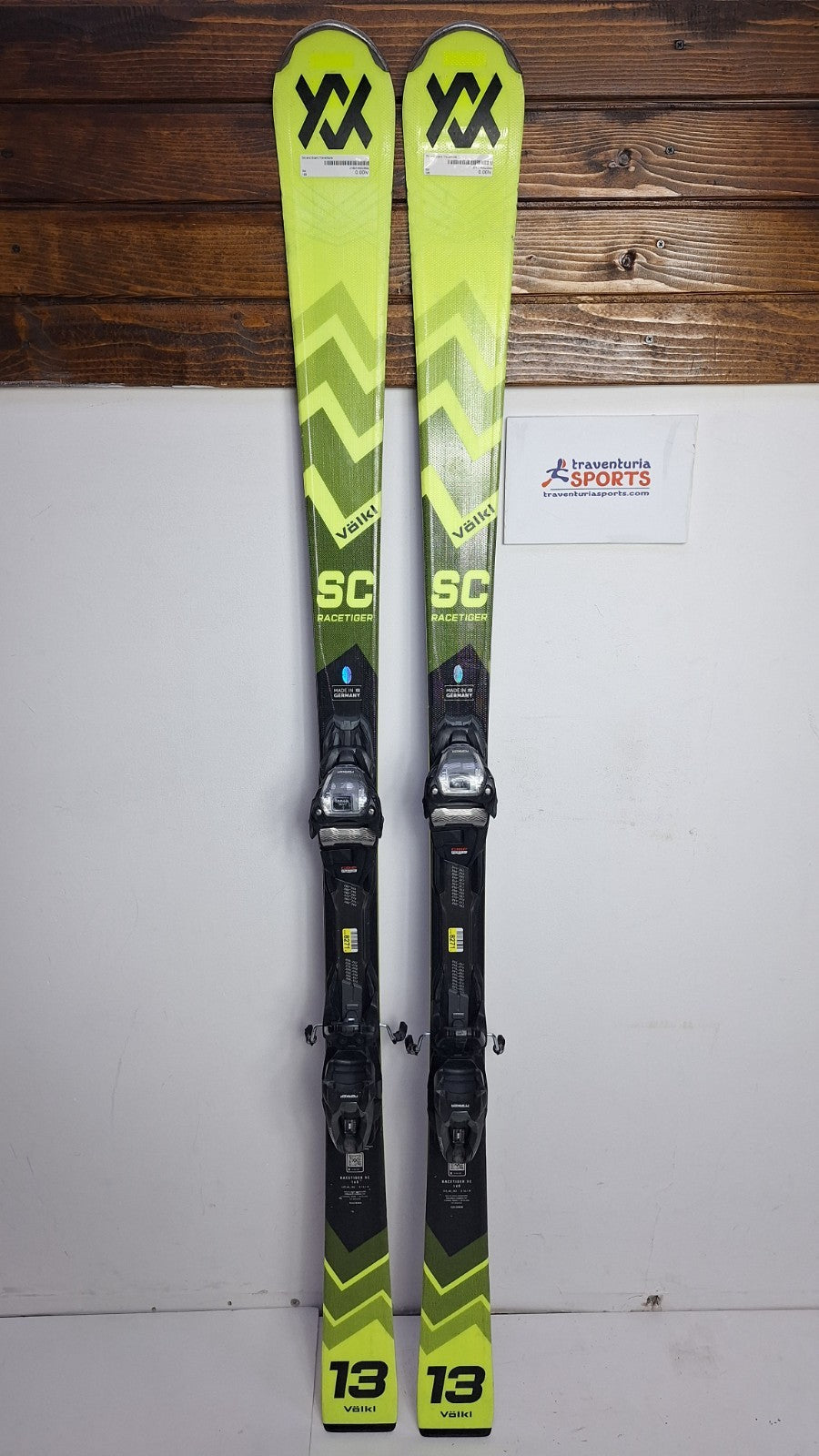 Volkl Racetiger SC 165cm Ski + Marker 10 Bindings Winter Sport