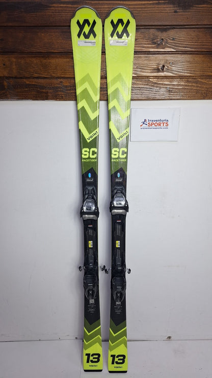 Volkl Racetiger SC 165cm Ski + Marker 10 Bindings Winter Sport