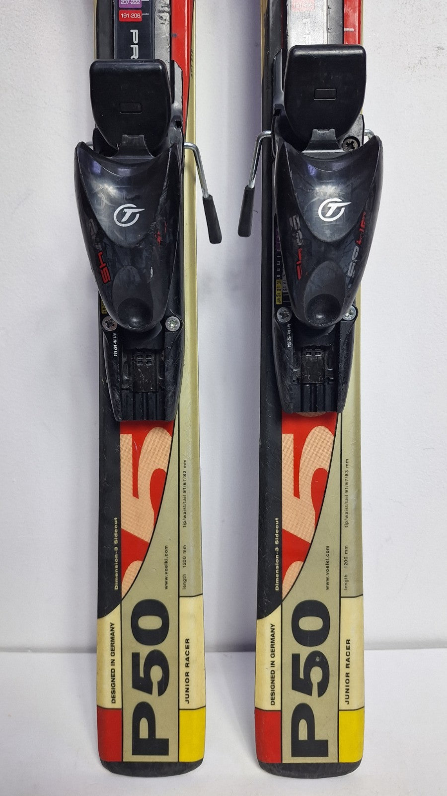 Volkl P50 120cm Ski + Tyrolia 4.5 Bindings Winter Sport Fun