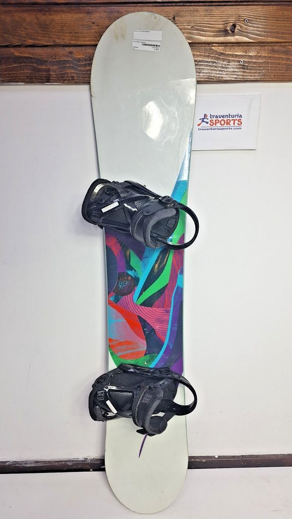 Burton Lux 150 cm Snowboard + Burton Lexa S  Bindings Winter Snow Adventure Fun
