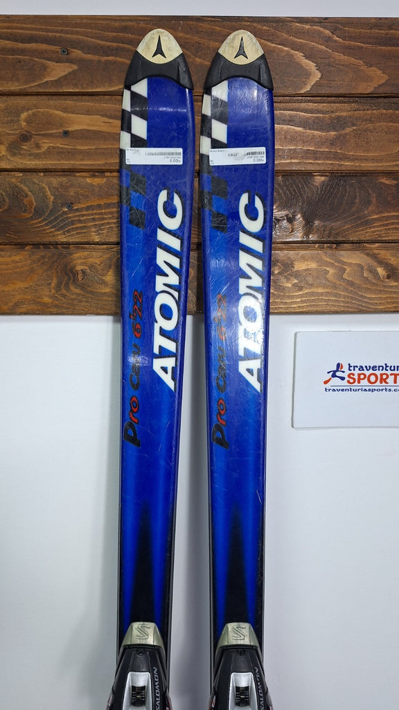 Atomic Pro Carv 6'22 170 cm Ski + Salomon 10 Bindings Winter Snow Outd – Traventuria Sports